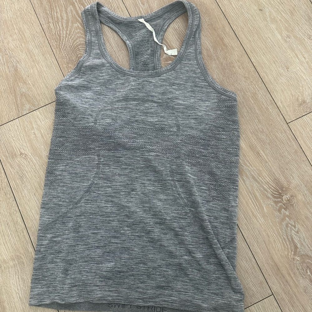 lululemon athletica Heather Gray Tank Top